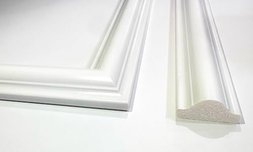 Birdeco Ready to Assemble Wall Molding Kit - 3 Upper, 3 Middle, & 3 Bottom Frames | Easy Installation