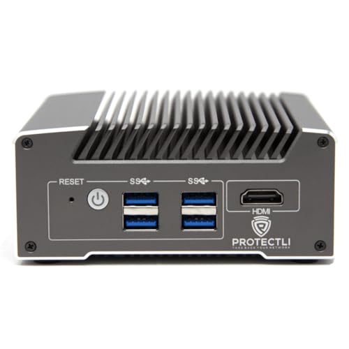 Image of Protectli Vault V1211-2 Port, Micro Appliance /Mini PC - Intel N5105, 2X 2.5G NICs, 8GB LPDDR RAM on-Board, 32GB eMMC on-Board