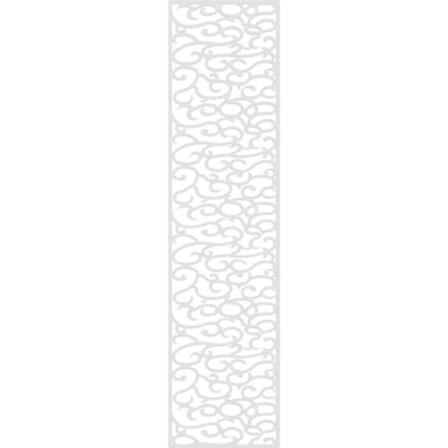 Image of 23 3 /8 inchW x 95 3 /8 inchH x 3 /8 inchT Walker Decorative Fretwork Wall Panels in Architectural Grade PVC