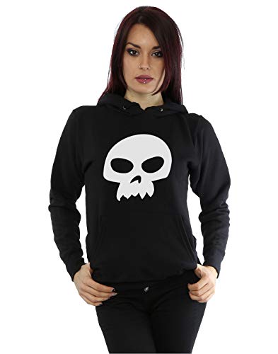 Disney Women's Toy Story Sid's Skull Hoodie Small Black