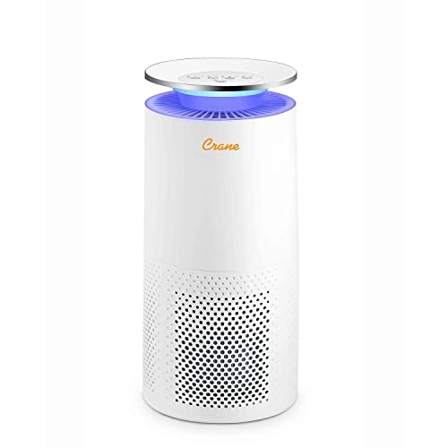 Crane Air Purifier with True HEPA Filter, UV Light, 500