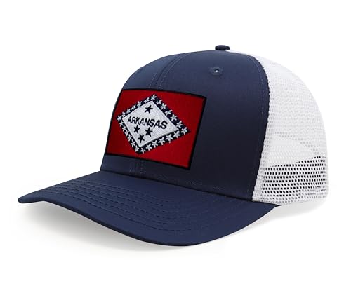 Image of International Tie State Hat for Men and Women, Adjustable Snapback Trucker Baseball Cap with Embroidered Patch