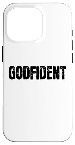 Godfident �N���X�`���� �M�� �_�ւ̐M�� �@������ �X�}�z�P�[�X iPhone 16 Pro �p