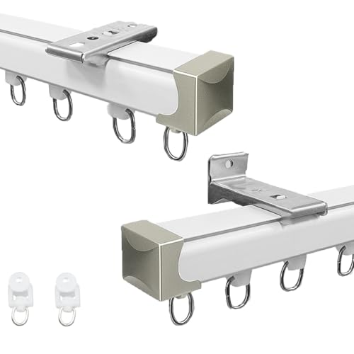 Silenzioso e liscio: il nostro binario per tende da parete presenta un design a forma di U che isola efficacemente la puleggia dalla parete. Scorre senza sforzo e silenziosamente, garantendo un supporto affidabile per le tende. Perfetto per creare un'atmosfera serena in qualsiasi stanza, questo binario per tende è un must per le esigenze di arredamento della casa.