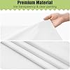 Smiry Disposable Table Cloth 12 Pack, 54 x 108 Inch Waterproof Plastic Tablecloth, Decorative Rectangle Table Covers for Party, Birthday, Picnic, White #4