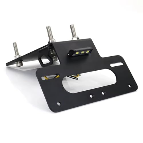 Support plaque immatriculation look épuré pour sorties moto Ducati Monster 1200S