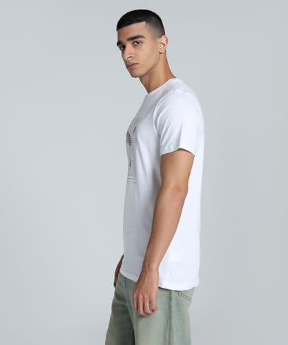 Puma Men's Graphic Print Classic Fit Tees