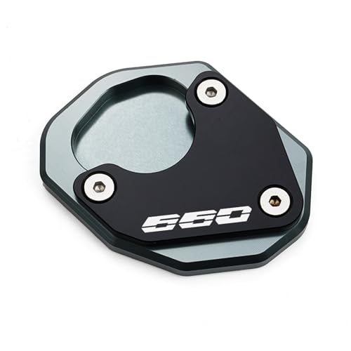 Évitez la chute de votre moto Trident 660 avec ce support latéral élargi CNC
