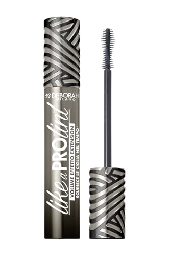 Deborah Milano - Mascara Like a PRO Tint, Mascara Allungante e Volumizzante con Tinta Ciglia Semipermanente, Formula con Attivi che Scuriscono le Ciglia Progressivamente, Effetto Lash Extension, 13 ml