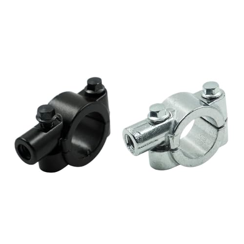 Support de rétroviseur moto pour guidon de 22mm collier de fixation noir