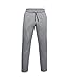 Under Armour Mens Rival Fleece Pants , Pitch Gray Light Heather (012)/Onyx White , X-Large