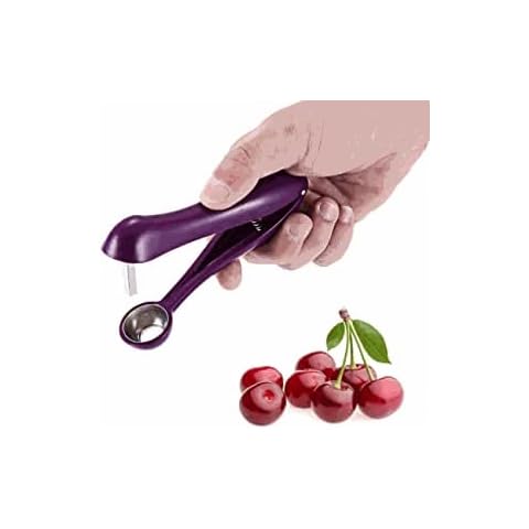 BEAUTYBIGBANG Kirsche Entkerner, Kirschentkerner mit Edelstahl Stange Cover