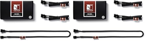 Image of Noctua NA-SEC3, 4-pin Fan Extension Cables (60cm, Black) (Pack of 2)