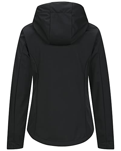 33,000ft Women's Softshell Jacket with Hood Waterproof Lightweight Windbreaker Windproof Rain Shell Jacket for Outdoor Hiking2