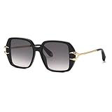 Roberto Cavalli, gafas de sol (SRC030), color: SHINY BLACK (SMOKE GRADIENT), 54/17/145, (Female)