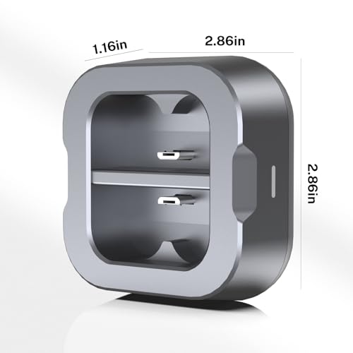 2-Pack Vervangende V4 Batterij voor Ring Deurbel, 7200 mAh Oplaadbare Camerabatterijen met Laadstation voor Ring Video Deurbel 2/3/3 Plus/4, Schijnwerpercam, Stick Up Cam en Deurspion Cam Binnen - Afbeelding 6