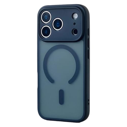 Coque iPhone 12 Pro Max magnétique antichoc silicone givré noir