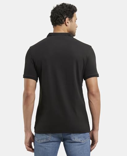 Image of Jockey 3912 Men Super Combed Cotton Rich Solid Half Sleeve Polo T-Shirt