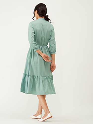 Image of AASK Women Fit and Flare Dress