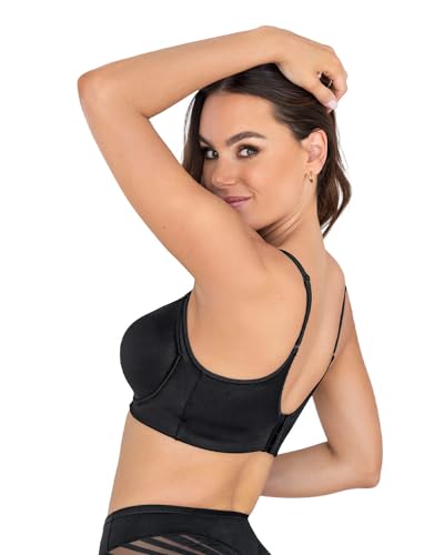 Leonisa Total Embrace Supportive Contouring Bra with Underwire Back Smoothing Bras for Women2