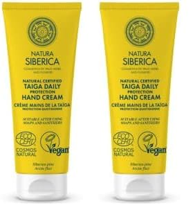 Natura Siberica Crema de Manos Taiga para el Cuidado Diario - 75 ml (Paquete de 2)