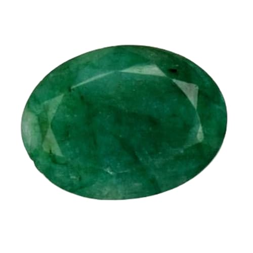 Émeraude naturelle ovale d'exception pour haute joaillerie DIY