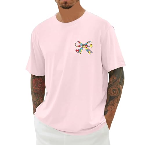 Camisa Hombre Deporte Camiseta Hombre Manga Corta Gráfica Concienciación para Y Cómoda Suave con Diseño Inspirador para Apoyo Y fensa Camisa Formal Gimnasio