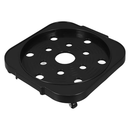 Kichvoe Base para Tanque de Gas con Ruedas y Freno, Soporte Redondo de PP para Macetas y Cilindros, Diseño Versátil y Estable para Uso Doméstico