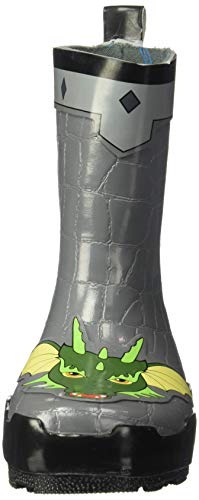 Kidorable Boy's Dragon Knight Rain Boot, Grey, 11 M Us Little Kid #TOP1