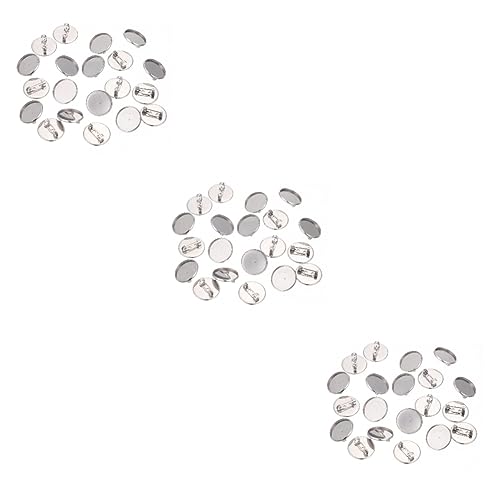 Silver stainless brooches parts making anti-ternissement pour créer des broches solides