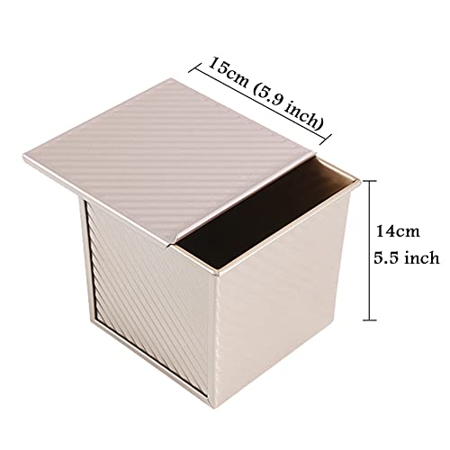 CANDeal Stampo a Cassetta per Pane con Coperchio