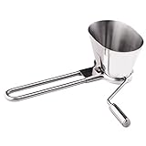 BESTonZON Gemüseschneider Knoblauchmühle Mühle Minzschneider Salatschredder Mini Fleisch Zwiebel Hand Fleischwolf Gemüsereibe Küchengeräte Metall Zerhacker Cutter Werkzeug rotieren Presse