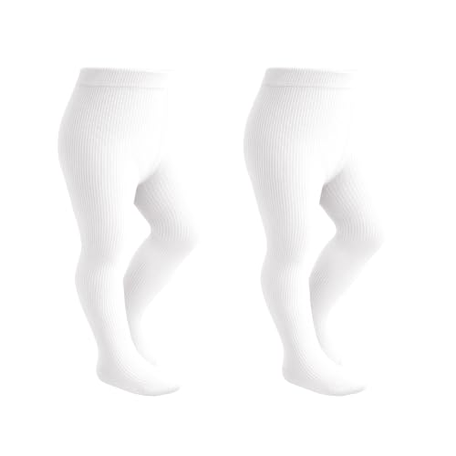 Image of Stelle Toddler Girls Tights Baby Cable Knit Stockings Thick Cotton Legging