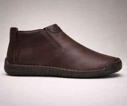 Image of Kraasa Men's Stylish Trendy Sneakers | High Tops Synthetic Side Zipper Casual Shoes | Ultra Soft Cushioned Insole | Airmix Sole Footwear