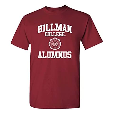 Hillman Alumnus - College Black Alumni Retro tv - Unisex T-Shirt (2XL, Maroon) Cover