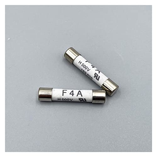 Fusibles électriques 4A 500V 6.3x32mm action rapide contre les courts-circuits destructeurs