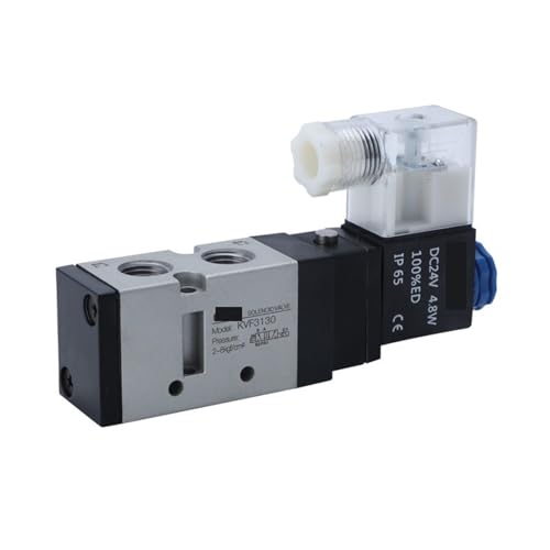 Válvula solenoide Kvf3130 de 5 vías y 2 posiciones con control doble de 12V 2