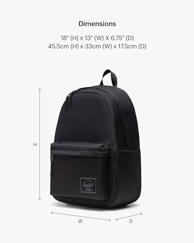 Image of Herschel Classic Backpack, Black Tonal, Mod XL - 25L