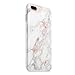uCOLOR for iPhone 6s Plus / 6 Plus Case iPhone 8 Plus/7 Plus (fit for iPhone 5.5") Rose Pink Marble Ultra Slim Soft TPU Dual Layer Protective Case for iPhone 6 Plus /6s Plus/7 Plus/8 Plus