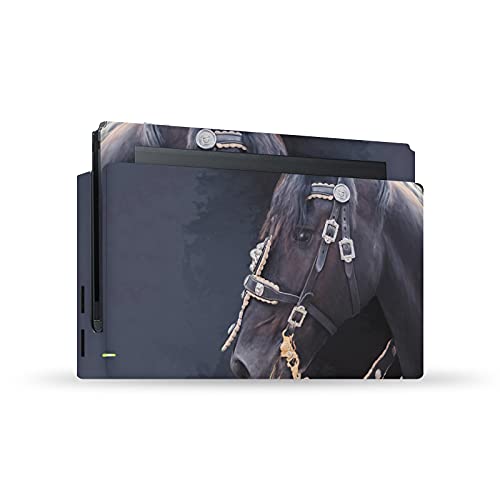 Autocollant de Jeu Nintendo Switch Vinyle Cheval Frison Art