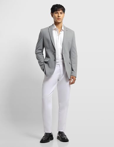 Image of Arrow Men's Textured Zero Calorie Slim Fit Blazer