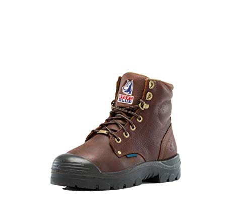 Steel Blue Men's Argyle Zip: Met/PR Midsole/Bump Cap Work Boots Oak