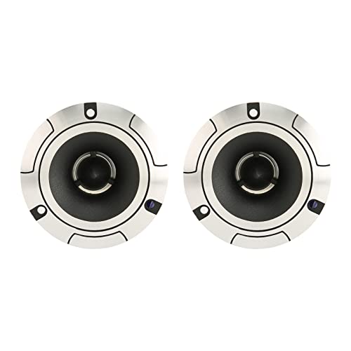 Garsentx 2 pièces 150W Voiture Tweeter Voiture modifiée Voiture Audio Argent Haut-Parleur de Voiture pour Tous Les systèmes de Son de Voiture Cover