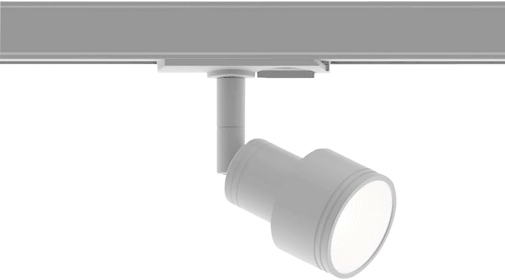 LAFIT Lotis 7 Watt White Body LED Track Light, Spot light/Focus light | Flexibly Rotatable Light Head |Track way not included| Pack of 3