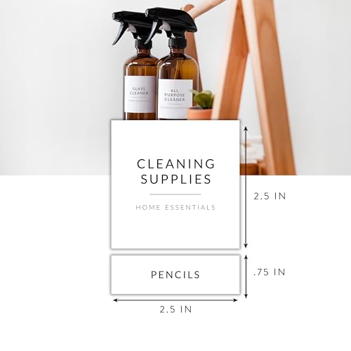 Image of 159 Minimalist Home Laundry Labels for Organizing - Linen Storage Labels, Laundry Room Labels, Cleaning Labels - Preprinted Organization Labels for Storage Bins - Organizing Laundry Labels for Jars