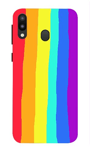 Image of Dashmesh Shopping� Back Cover case for Samsung Galaxy M20 Printed 3D Designer Hard Case Rainbow 2