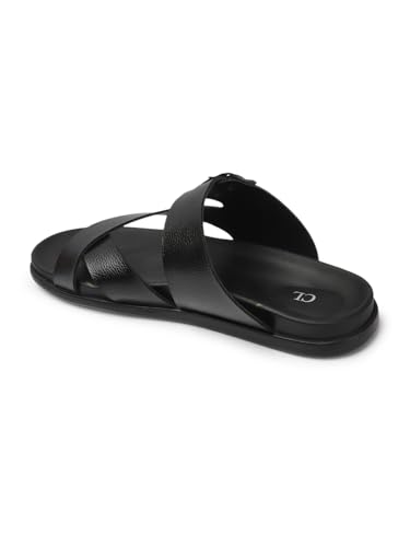Image of Carlton London Men Comfortable,Flat,Round Toe,Buckle,fashion Sandal for Daily use and Casual use