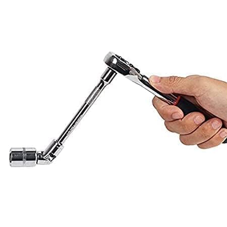Image of 46-Piece Stainless Steel Tool Kit, Multifunctional Wrench Set - Complete Tool Box for Home Hand Tool Kit Set For Repairing Work DIY Auto Repairs Car & Bike Drive Socket Ratchet Wrench Set