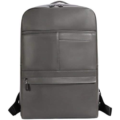 Lpitoy Mochila De Piel Sintética para Hombre, Mochila para Portátil De Gran Capacidad, Mochila Escolar Moderna Y Ligera.