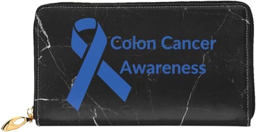 Colon Cancer Awareness Wallet Card Bag